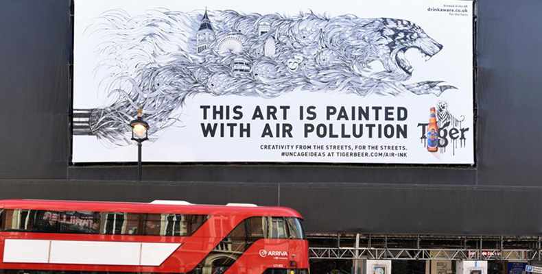 Recycling Air Pollution to Make Art